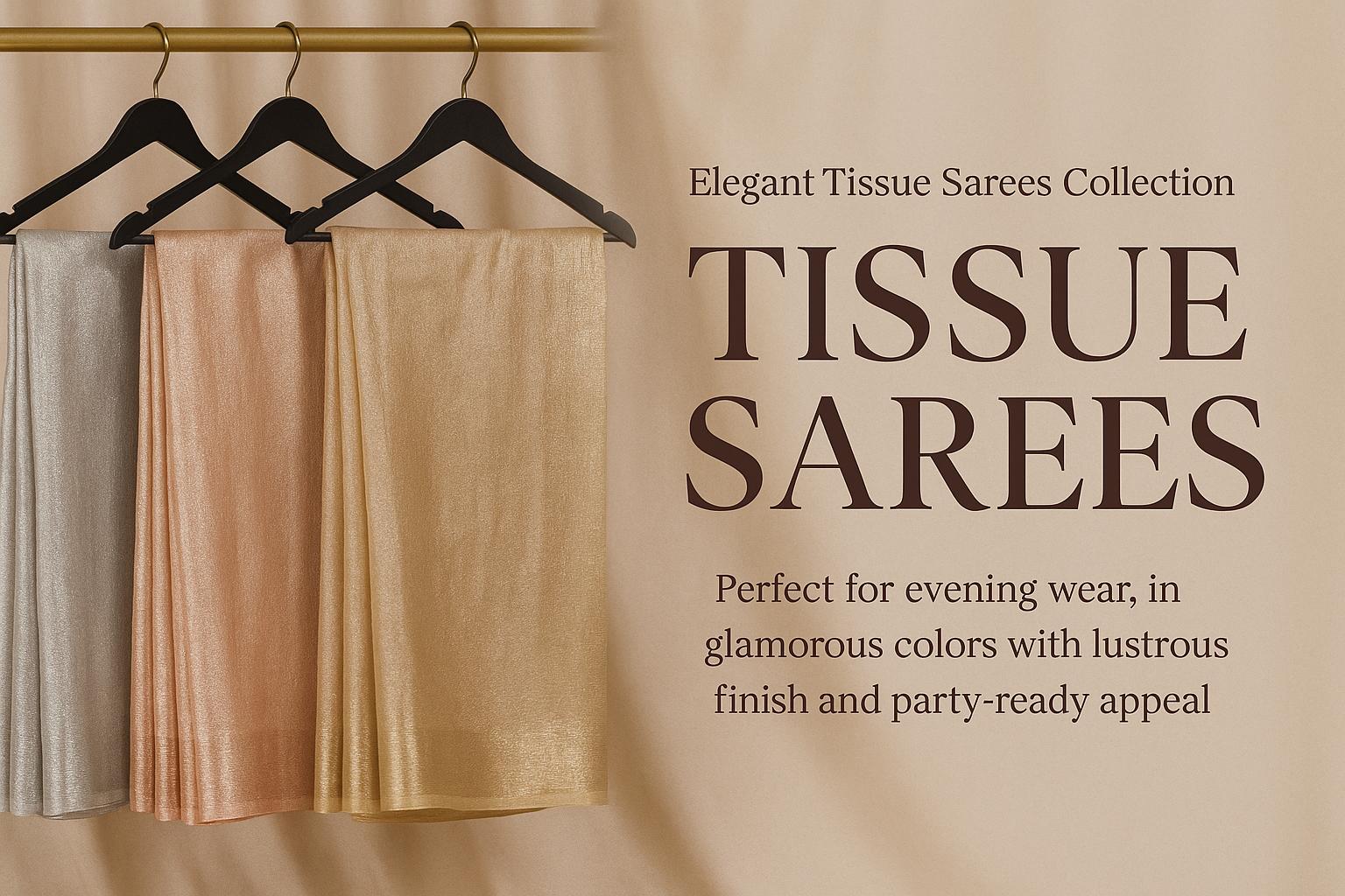 Tissue Sarees