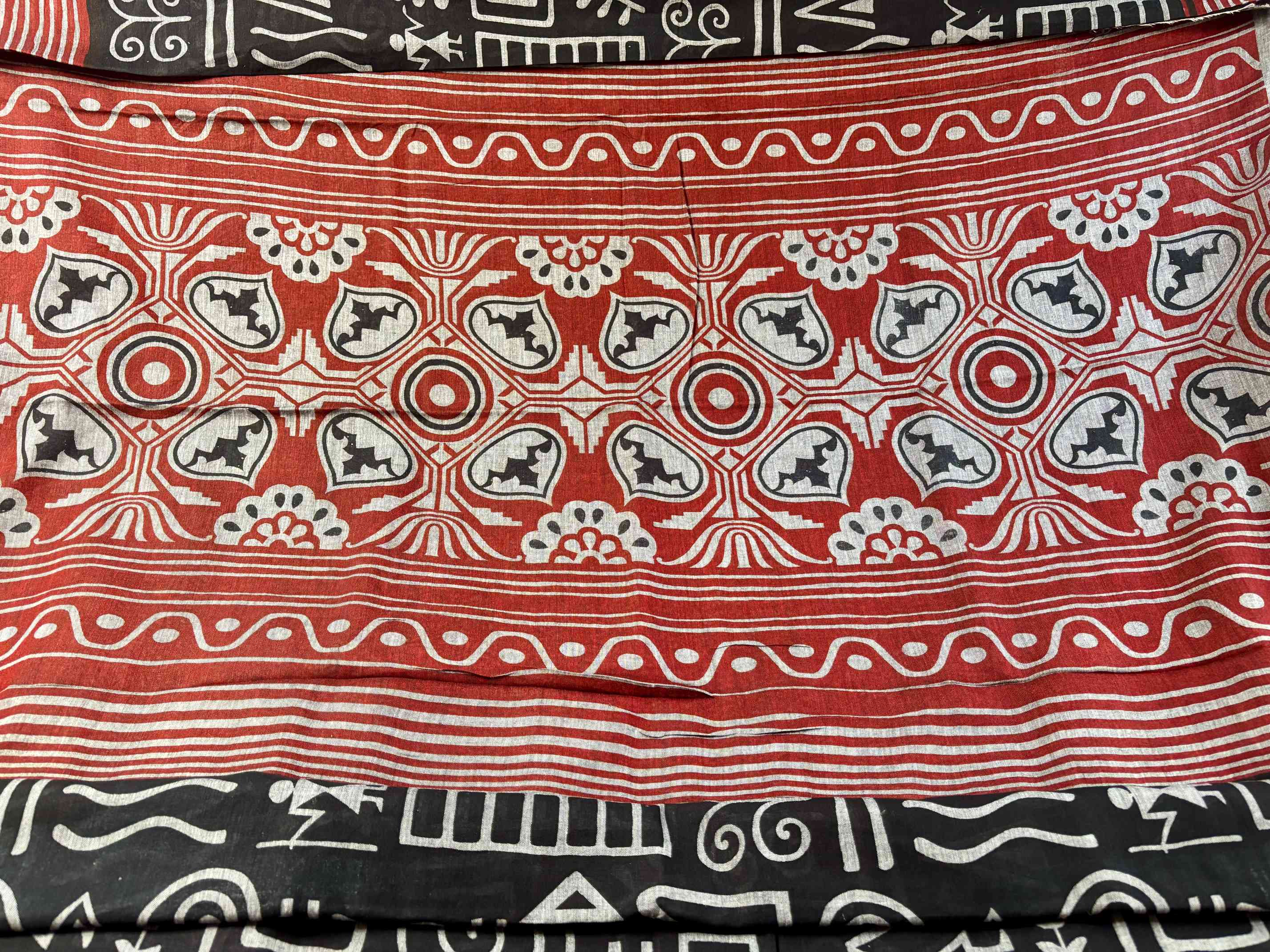 Kalindi Black Premium Fancy Gadwal Saree