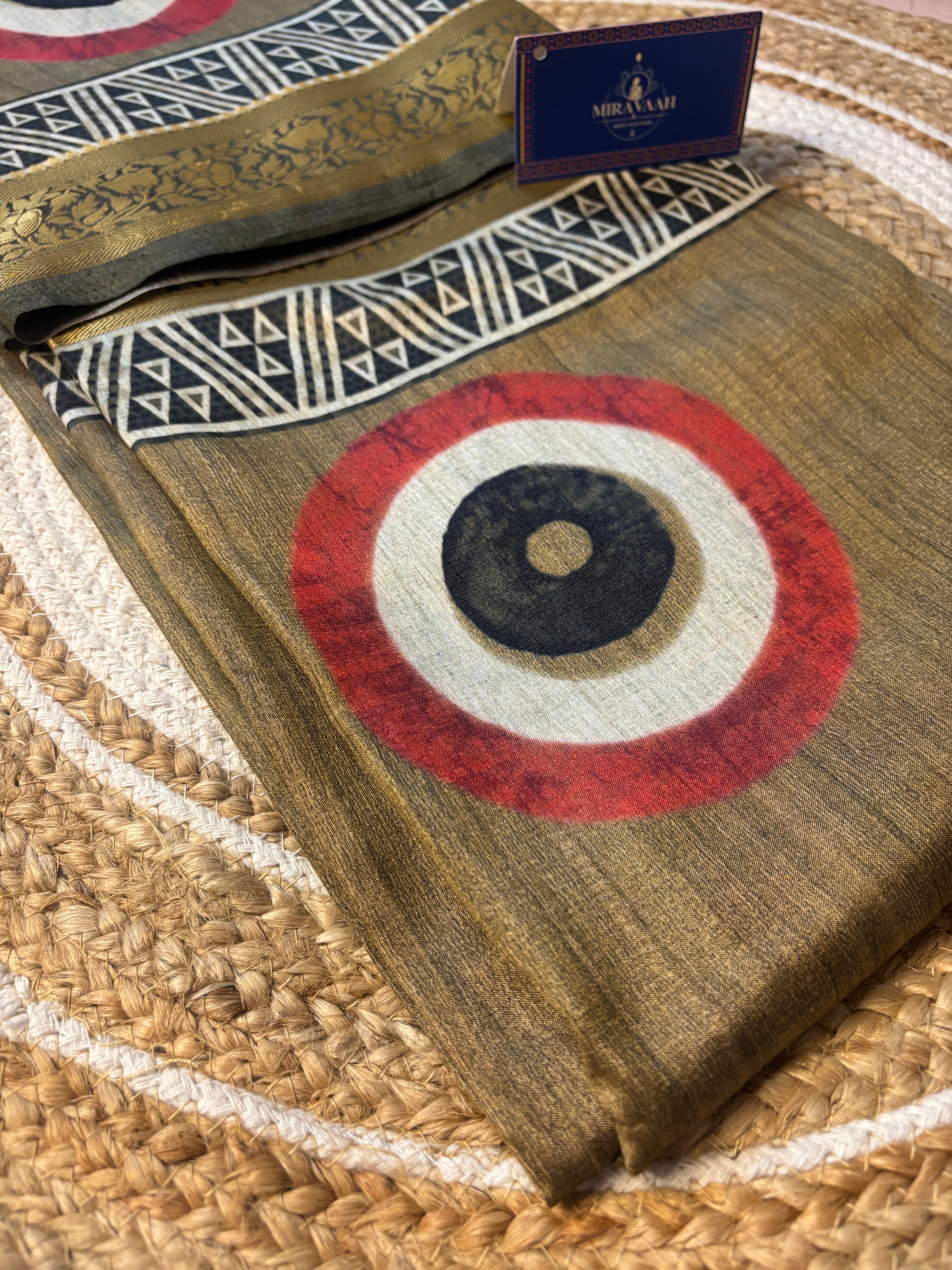 Rangini Linen Soft Silk Saree