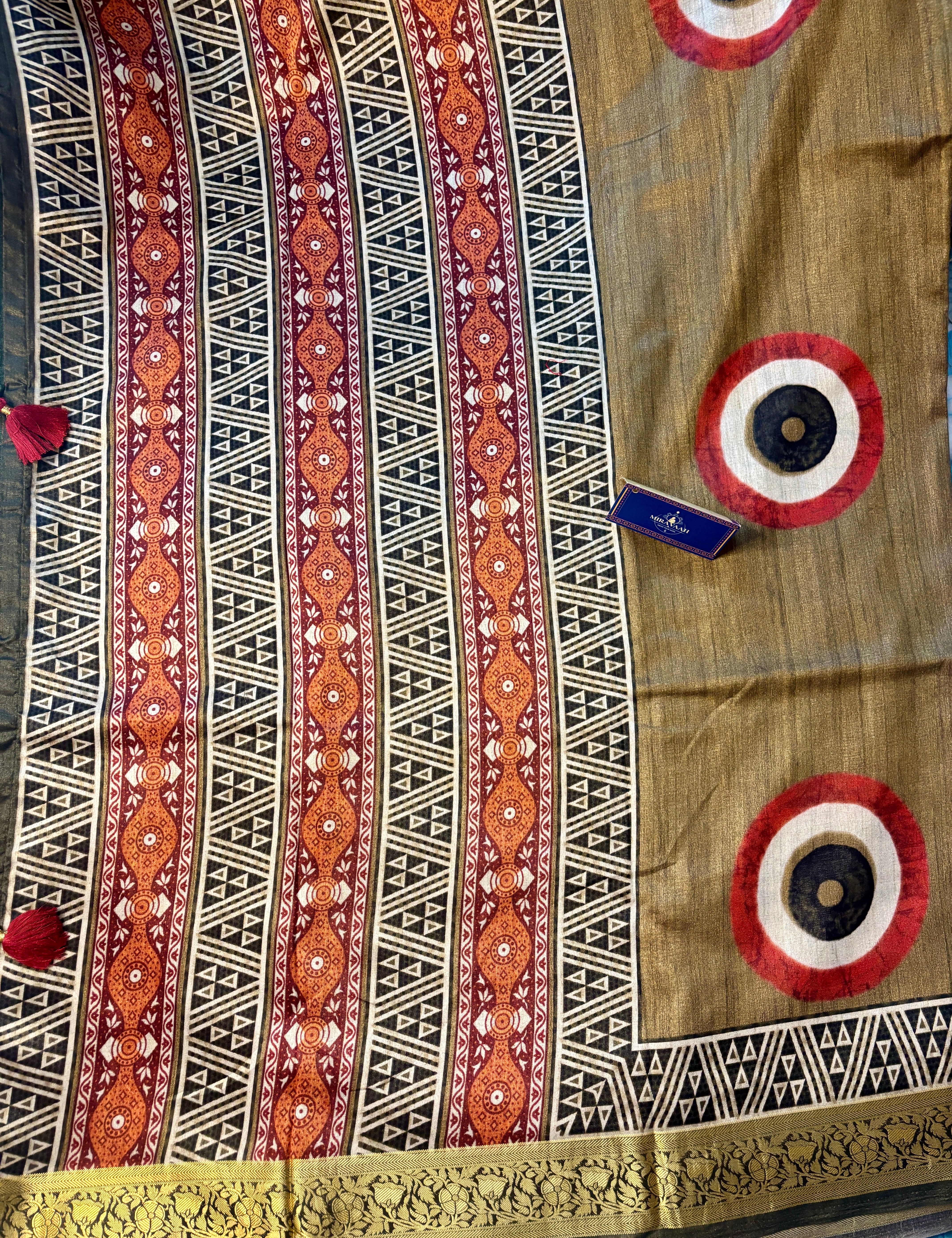 Rangini Linen Soft Silk Saree