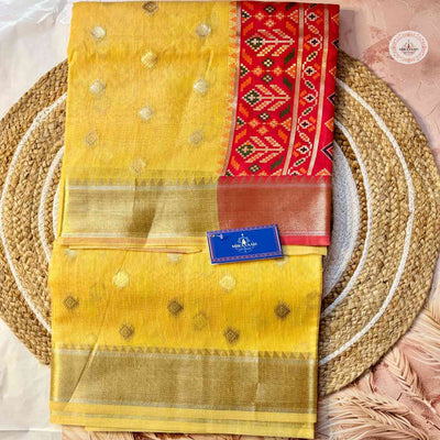 Yellow Linen Tissue Patola