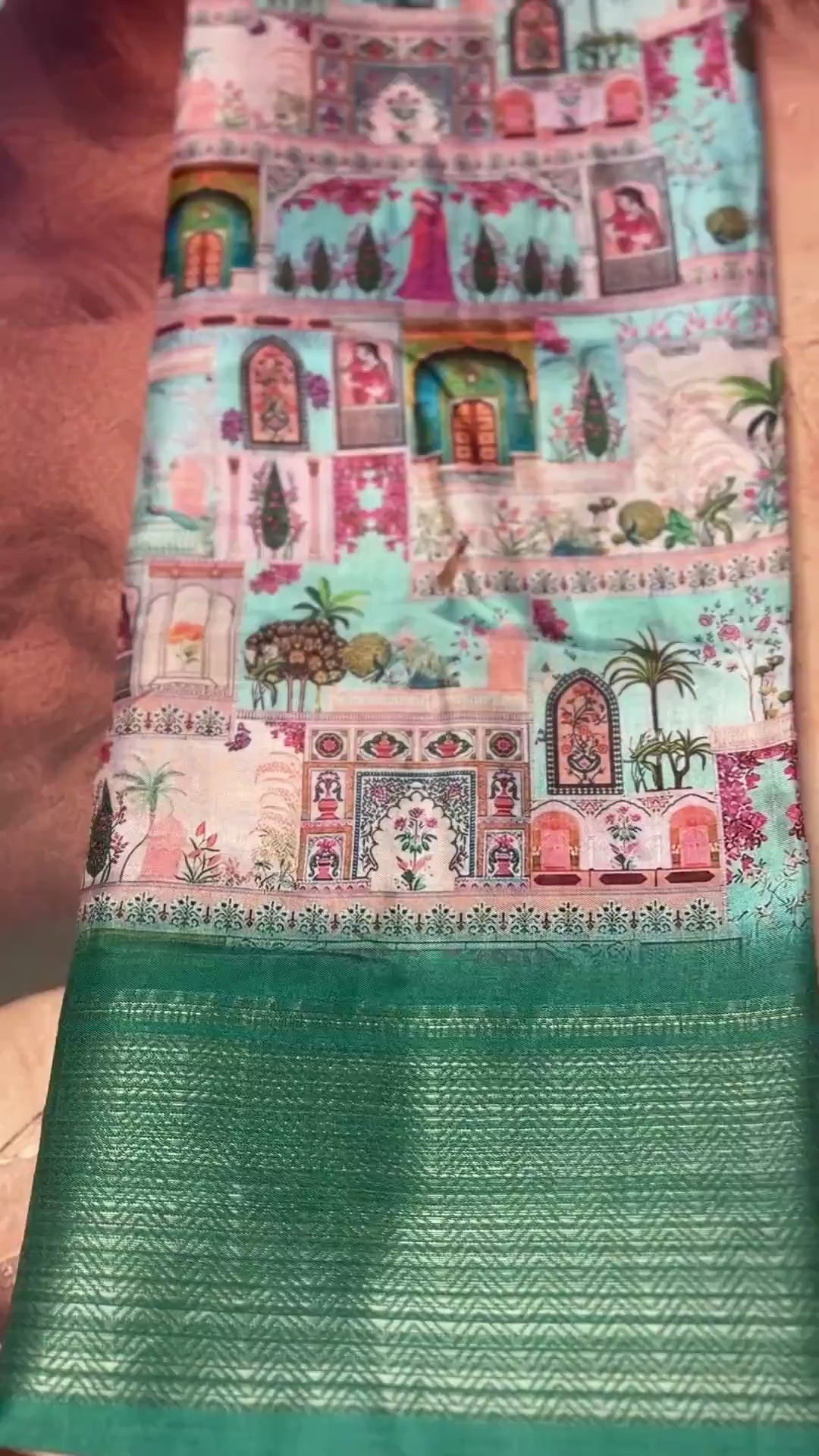 Heritage inspired Butter Silk Printed Saree