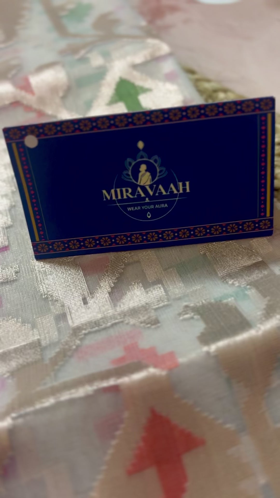 Prisha Ivory Muslin Silk Saree